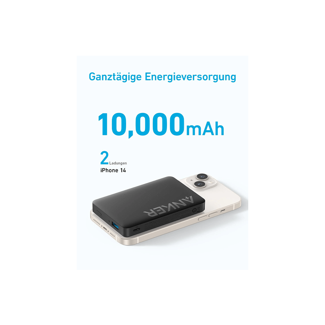 Anker 334 MagGo 10000mAh PowerCore Battery - Black in Qatar Anker 334 MagGo 10000mAh PowerCore Battery - Black in Qatar